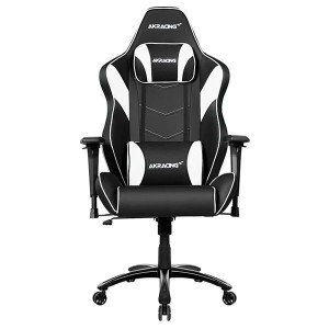 صندلی اداری مدیریتی و مخصوص بازی ای کی ریسینگ مشکی سفید مدل K601O white