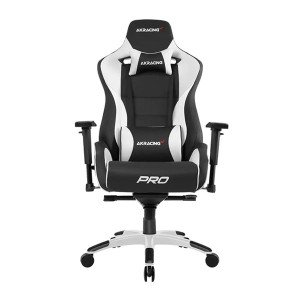 صندلی اداری مدیریتی و مخصوص بازی ای کی ریسینگ مشکی سفید مدل CPX11 Masters Pro