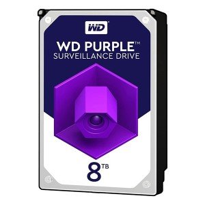 هارد دیسک اینترنال وسترن دیجیتال مدل Purple ظرفیت 8 ترابایت با گارانتی اصلی