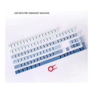 مجموعه کامل کلید کیبورد مکانیکال ردراگون مدل A134 Gradient Blue