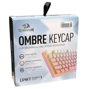 مجموعه کامل کلید کیبورد مکانیکال ردراگون مدل A139 Ombre pink