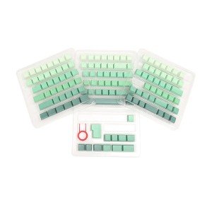 مجموعه کامل کلید کیبورد مکانیکال ردراگون مدل A140 Ombre green