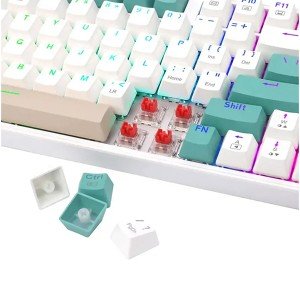 کیبورد مکانیکال گیمینگ ردراگون مدل  Veigar K643 WGC RGB Pro