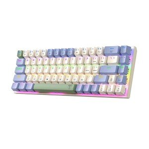 کیبورد سیمی مخصوص بازی تی دگر مدل Viator T-TGK325 Rainbow