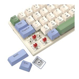 کیبورد سیمی مخصوص بازی تی دگر مدل Viator T-TGK325 Rainbow