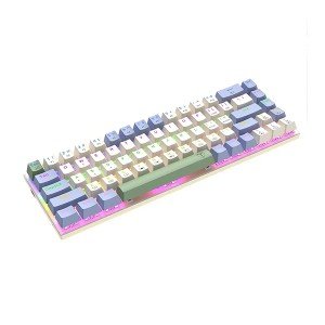 کیبورد سیمی مخصوص بازی تی دگر مدل Viator T-TGK325 Rainbow