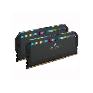 حافظه رم دسکتاپ کورسیر مدل  DOMINATOR PLATINUM RGB white 32G 16GBx2 DDR5 5200Mhz CL40