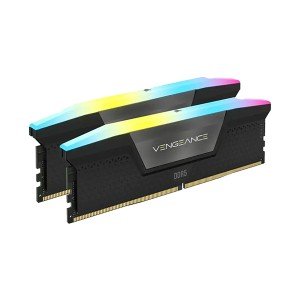 حافظه رم دسکتاپ کورسیر مدل VENGEANCE RGB 32GB 16GBx2 6800Mhz CL40 DDR5