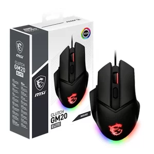موس مخصوص بازی ام اس آی مدل CLUTCH GM20 elite wired