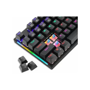 کیبورد مخصوص بازی تی دگر مدل T-Dagger Naxos T-TGK310 blue switch