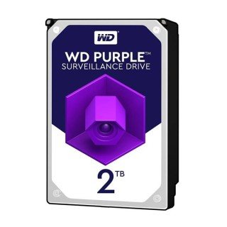 هارد دیسک اینترنال وسترن دیجیتال نو* مدل Purple ظرفیت 2 ترابایت با گارانتی شرکتی