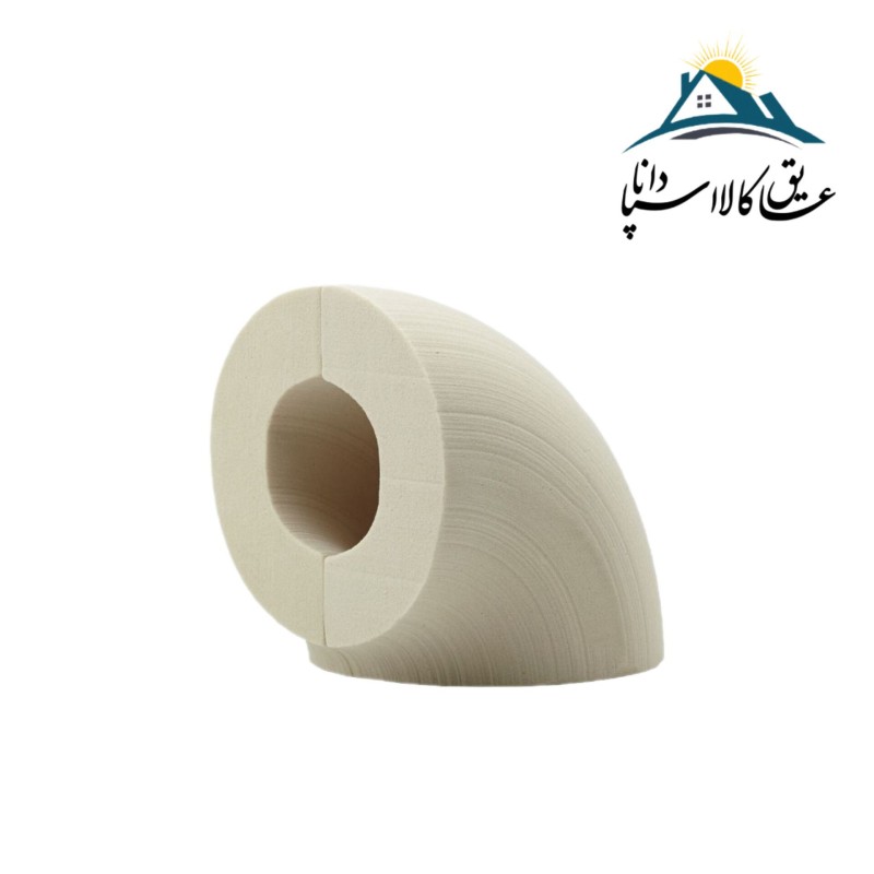 عایق پلی یورتان زانویی  1 اینچ ضخامت 3cm دانسیته 110kg/m3