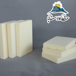عایق پلی یورتان تخته ای ضخامت 2/5cm و دانسیته 70kg/m3
