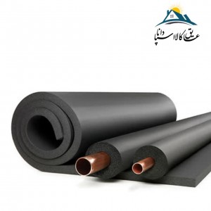 عایق لوله ای الاستومری قطر 4 اینچ و ضخامت 25 میلی متر