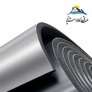 عایق رولی الاستومری ضخامت 25 میلی متر روکش آلومینیوم 230 میکرون