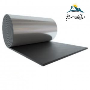 عایق رولی الاستومری ضخامت 40 میلی متر روکش آلومینیوم 130 میکرون