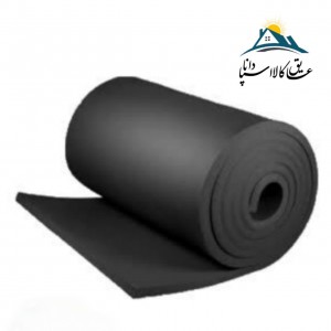 عایق رولی الاستومری ضخامت 19 میلی متر ساده