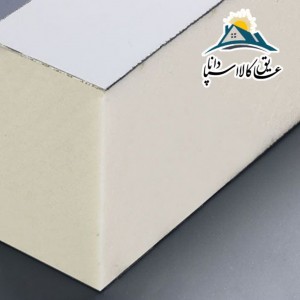 عایق پلی یورتان تخته ای فویل دار مسلح ضخامت 5cm و دانسیته 45kg/m3