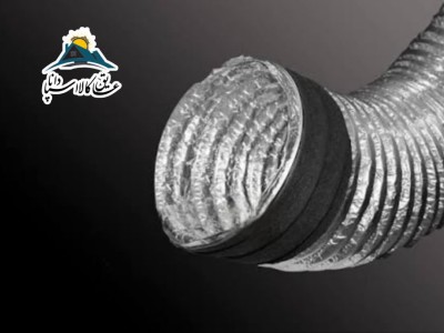 کانال فلکسیبل فایبرگلاس نخ‌ دار