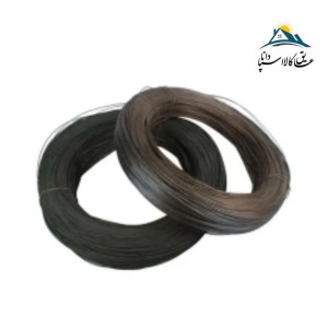 سیم مفتولی سیاه 2.5 فابریک سلفون دار