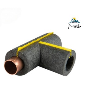 عایق الاستومری لوله ای سایز 1 و 1/2 اینچ و ضخامت 9 میلی متر چاکدار چسبدار