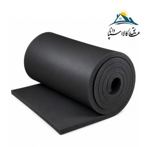 عایق رولی الاستومری ضخامت 6 میلی متر ساده