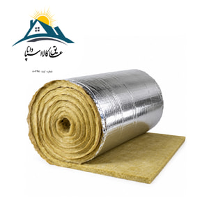 پشم سنگ 5 سانت رولی فویلدار دانسیته 50 پوشینگر ا Rock Wool 5 Cm Density 50. Pooshingar