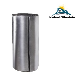 عایق رولی الاستومری ضخامت 32 میلی متر روکش آلومینیوم 230 میکرون