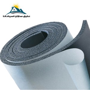 عایق رولی الاستومری ضخامت 40 میلی متر روکش آلومینیوم 230 میکرون