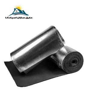 عایق رولی الاستومری ضخامت 50 میلی متر روکش آلومینیوم 230 میکرون