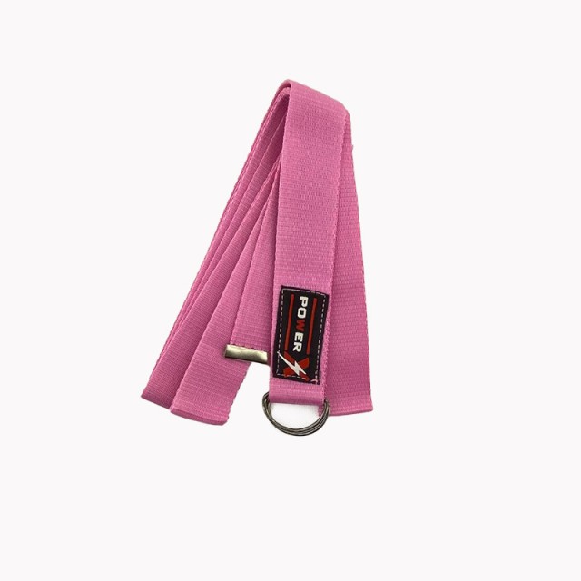 کمربند یوگا پاور ایکس  سگگ فلزی  مدل Power X Yoga Belt| صورتی