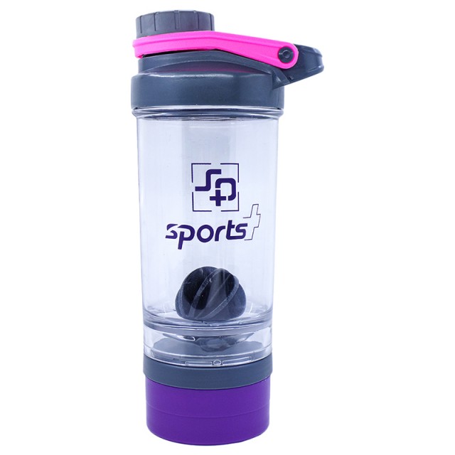 شیکر بدنسازی اسپرت پلاس مدل Topglass-25 گنجایش 0.5 لیتر|بنفش