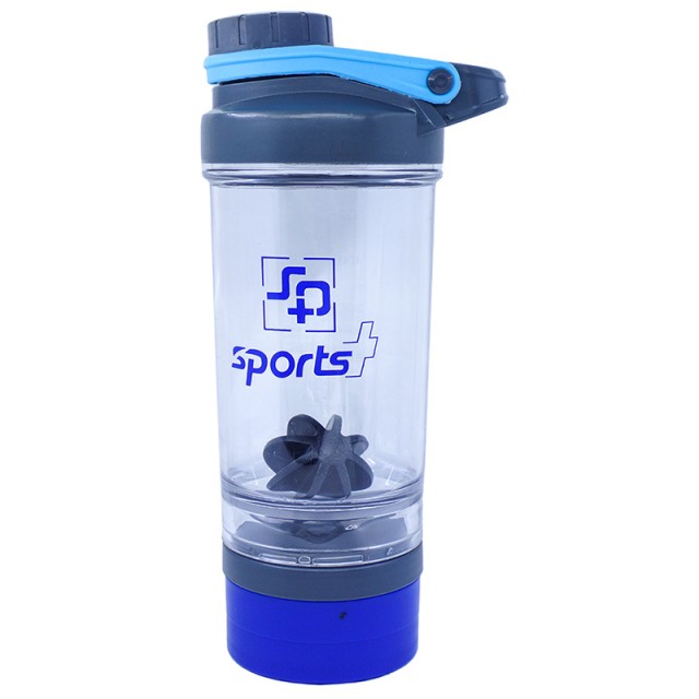 شیکر بدنسازی اسپرت پلاس مدل Topglass-25 گنجایش 0.5 لیتر|آبی
