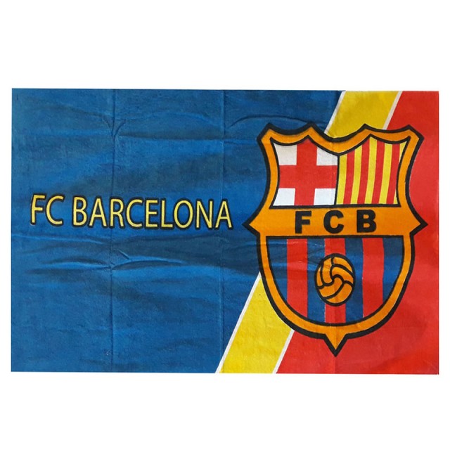 حوله ورزشی بارسلونا مدل Barcelona sports towel| آبی اناری