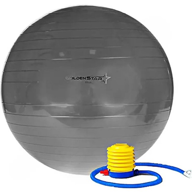 توپ تناسب اندام جیم بال گلدن استار قطر 85 سانتی متر مدل Golden star Gym Ball|اورجینال