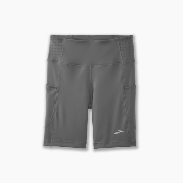 شورت تایت ورزشی زنانه بروکس مدل Brooks Women's Method8" Short Tight|طوسی