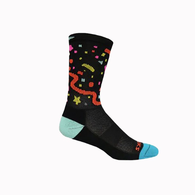 جوراب ورزشی بروکس مدل Brooks Unisex Birthday Confettl RunSock|مشکی