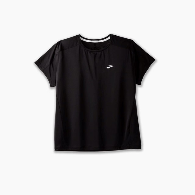 تیشرت ورزشی زنانه بروکس مدل Brooks Women Sprint Free 2 Short Sleeve|مشکی