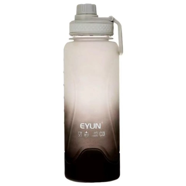 قمقمه ایون گنجایش یک لیتر مدل EYUN water bottle 1 Liter| طوسی مشکی