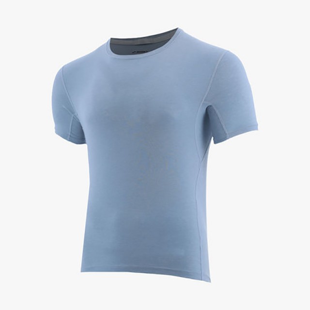 تیشرت ورزشی مردانه بروکس مدل Brooks Men's Distance Short Sleeve|آبی آسمانی