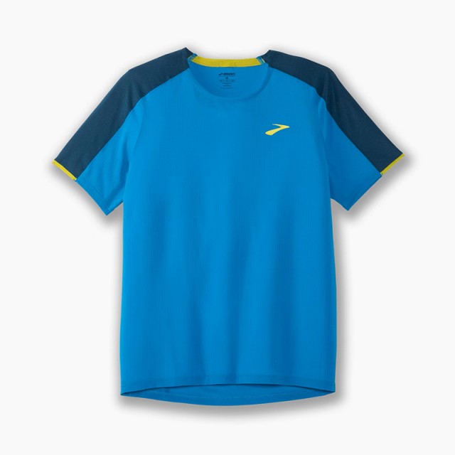 تیشرت ورزشی مردانه بروکس مدل Brooks Men's Atmosphere Short Sleeve|آبی