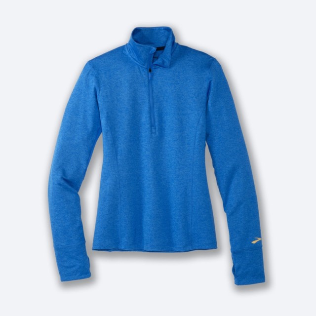 نیم زیپ ورزشی زنانه بروکس مدل Brooks Women's Dash 1/2 Zip|آبی
