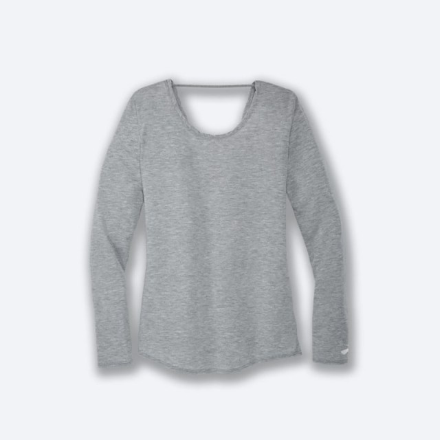 آستین بلند ورزشی زنانه بروکس مدل Brooks Women's Distance Long Sleeve|سفید