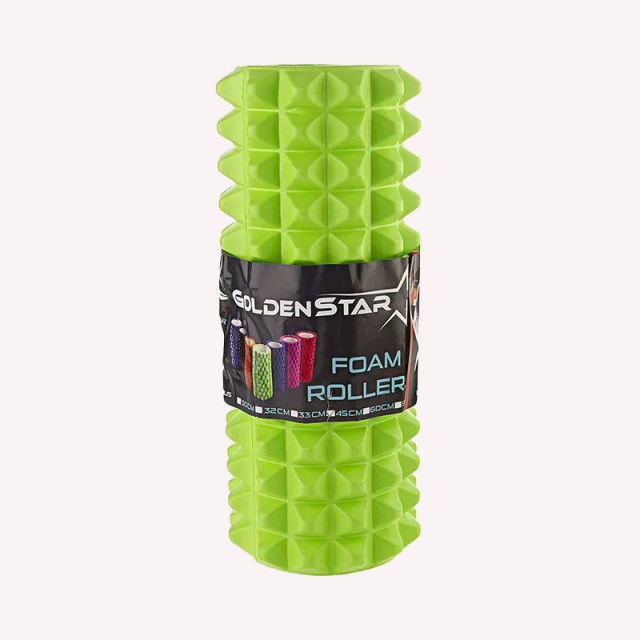 فوم رولر آجدار گلدن استار طول 33 سانتی متر  مدل Golden Star Foam Rollers|سبز