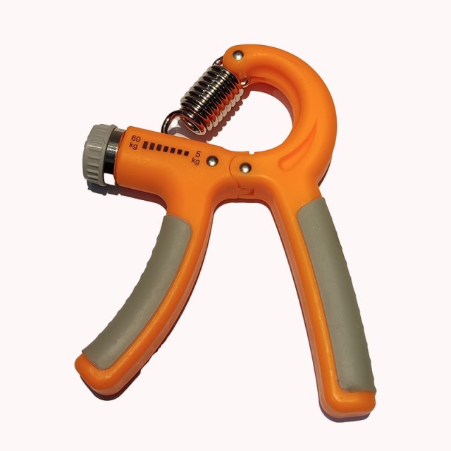 فنر تقویت مچ دست مدل Hand Grip|نارنجی طوسی