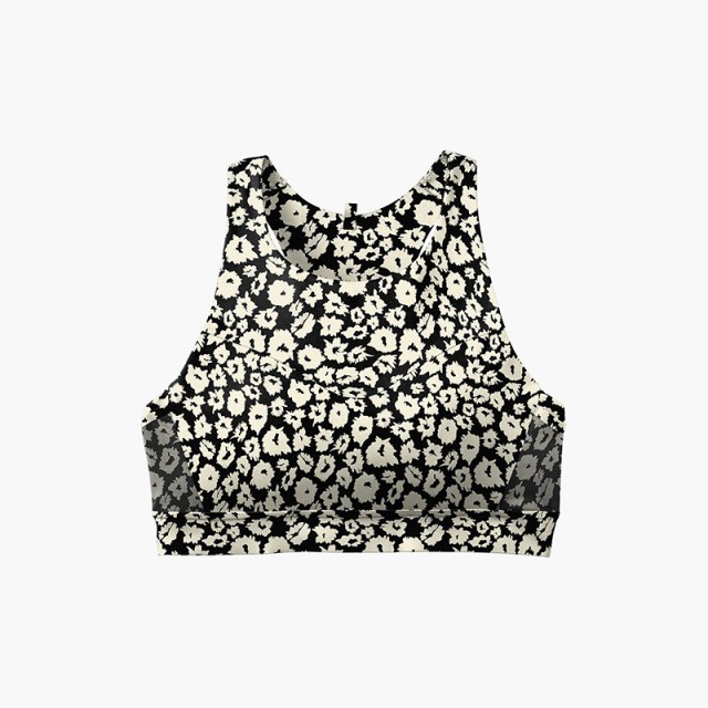 نیم تنه ورزشی زنانه بروکس مدل Brooks 3 Pocket Sports Bra|سفید مشکی