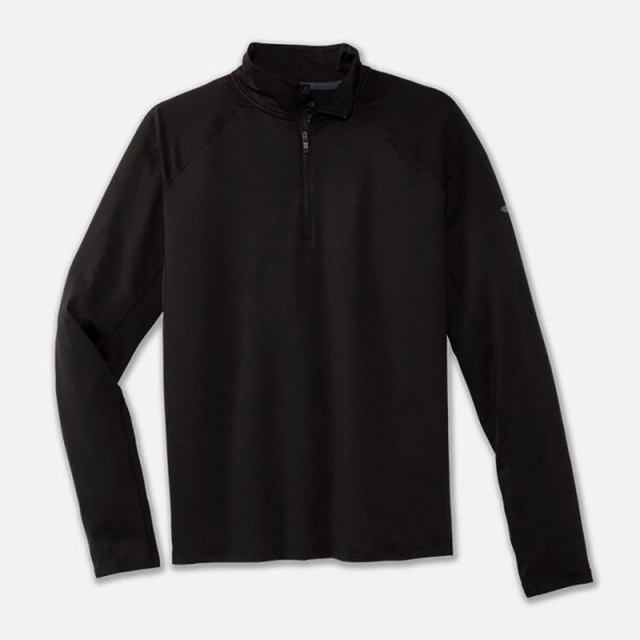 نیم زیپ ورزشی مردانه بروکس مدل Brooks Men's Dash 1/2 Zip|مشکی