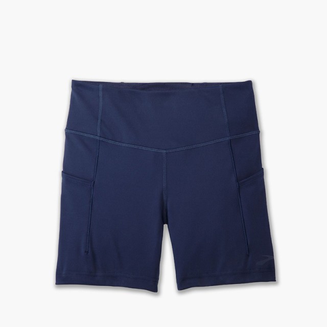 شورت تایت ورزشی زنانه بروکس مدل Brooks Women's Method5" Short Tight|سرمه ای