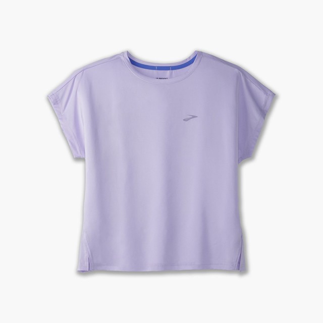 تیشرت ورزشی زنانه بروکس مدل Brooks Women Sprint Free Short Sleeve|یاسی