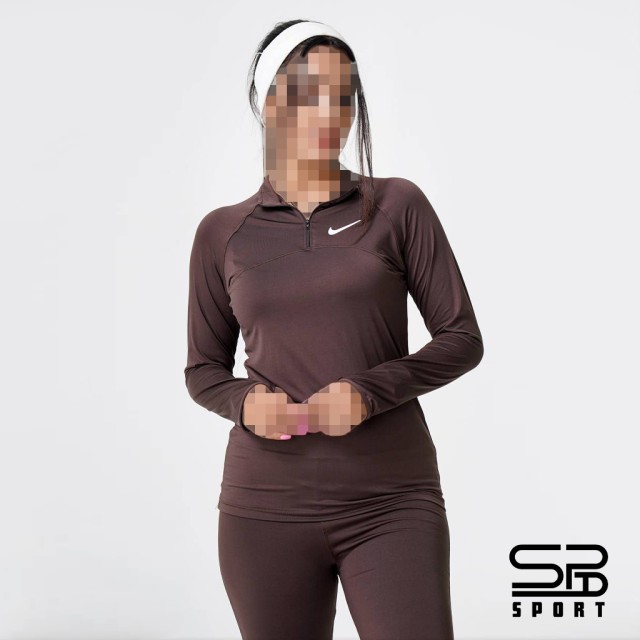 آستین بلند نیم زیپ ورزشی زنانه نایکی Nike Women's Half-Zip Long Sleeve Sports Top|فینگردار
